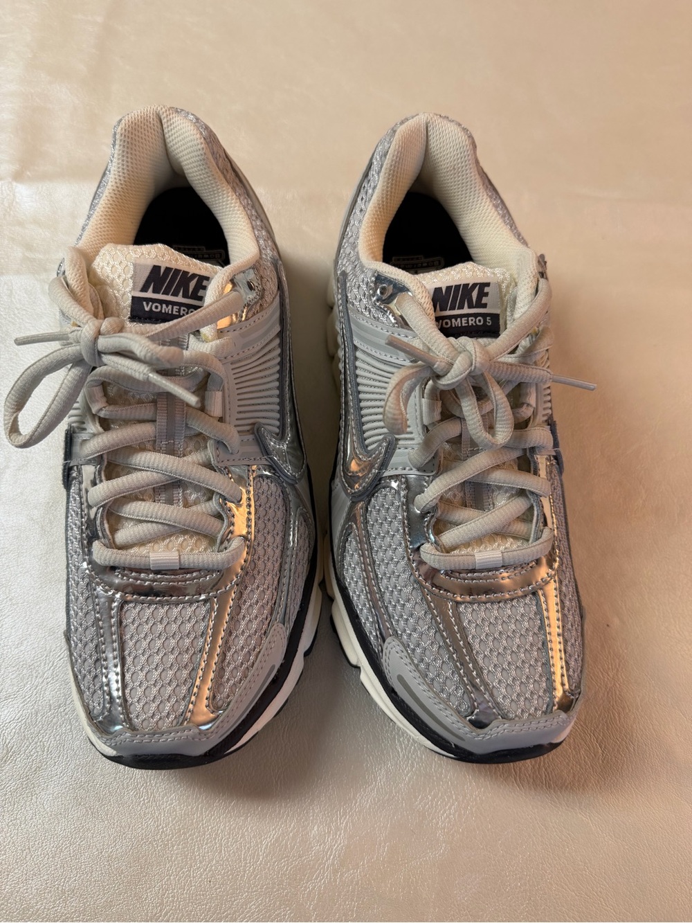 Nike Women’s Vomero 5 Phantom Dust Silver Reflective Sneakers